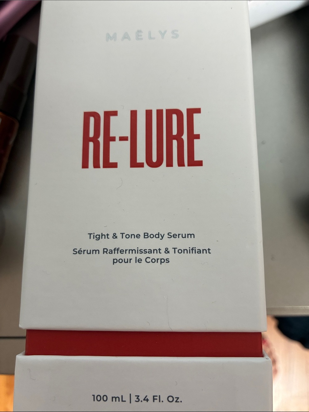 RE-LURE Tight & Tone Body Serum — Red